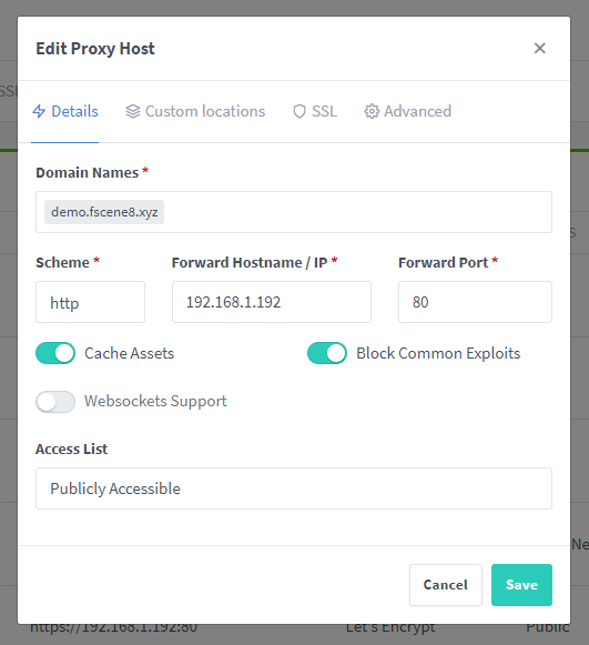 adguard nginx proxy manager